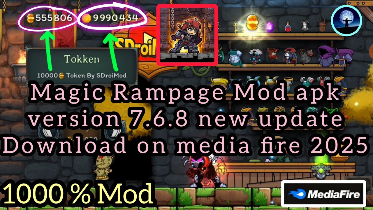 Magic Rampage mod apk version 7.6.8 new update download on media fire 2025