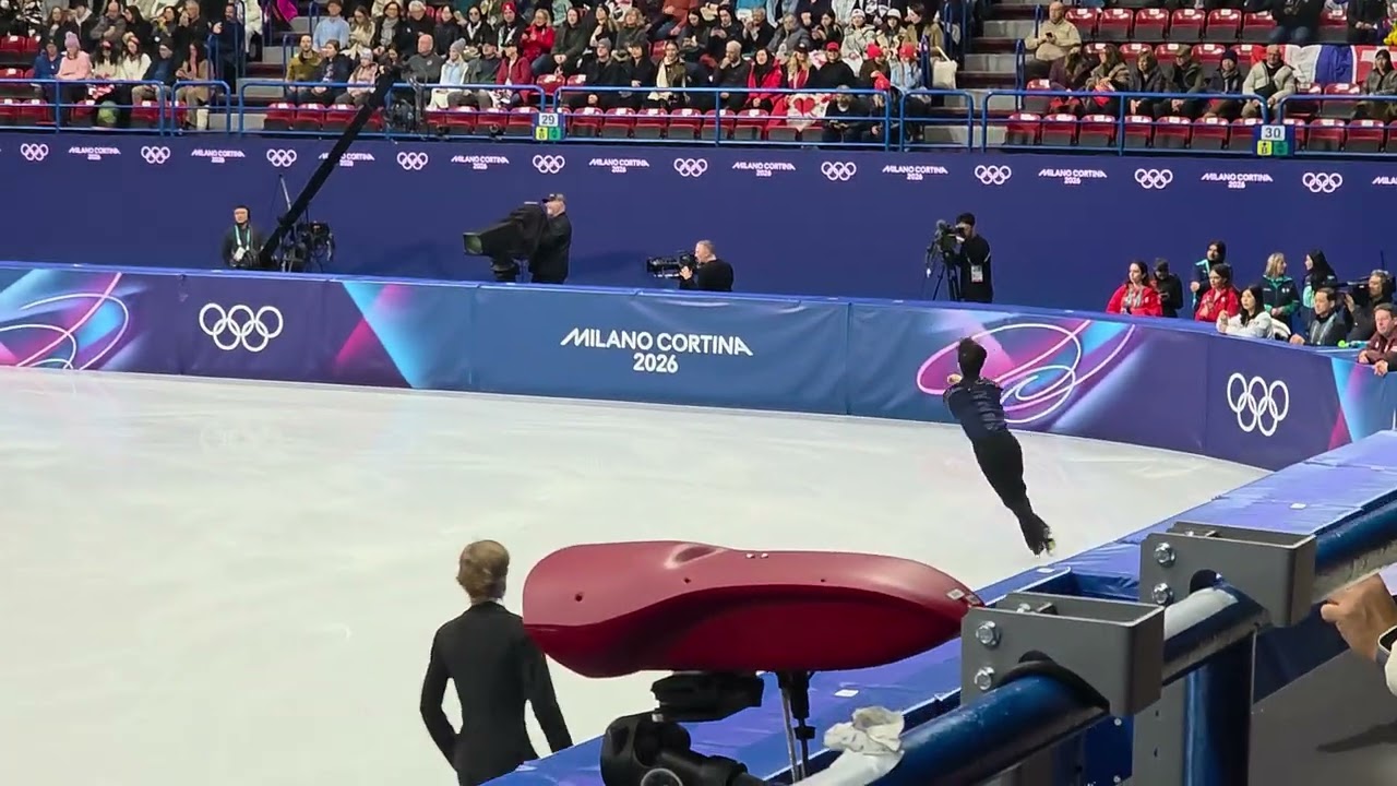 20260207 차준환 Junhwan Cha 단체전 SP 1그룹 웜업 뒷부분