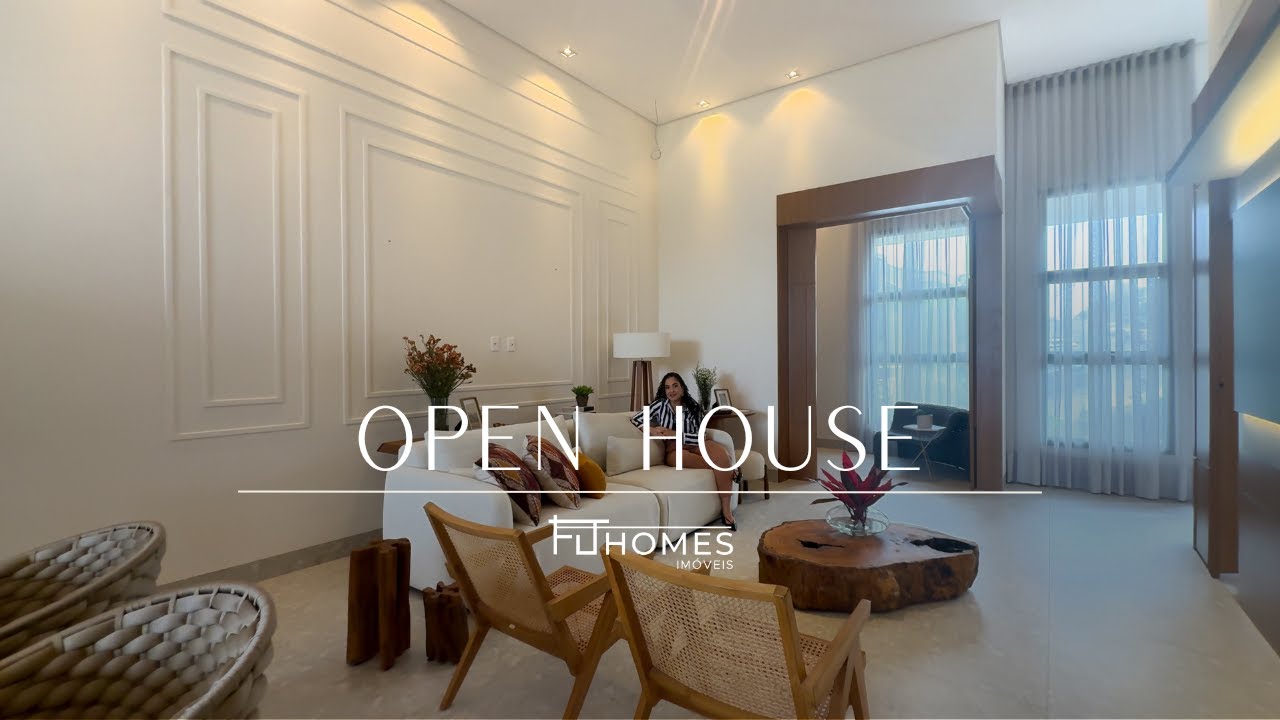 Casa à venda no Condomínio Dona Lucilla | Open House em Indaiatuba com interiores de alto padrão