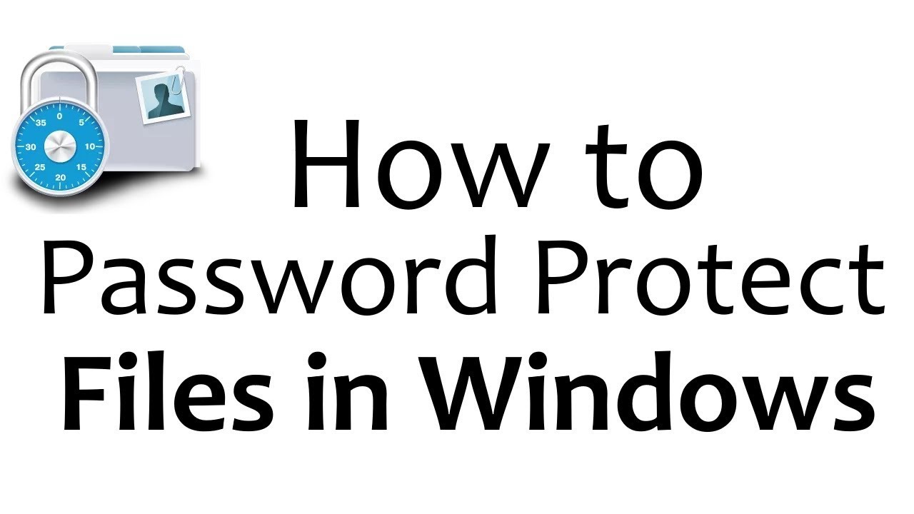 How To Password Protect A Folder In Windows AES 256 Encryption YouTube