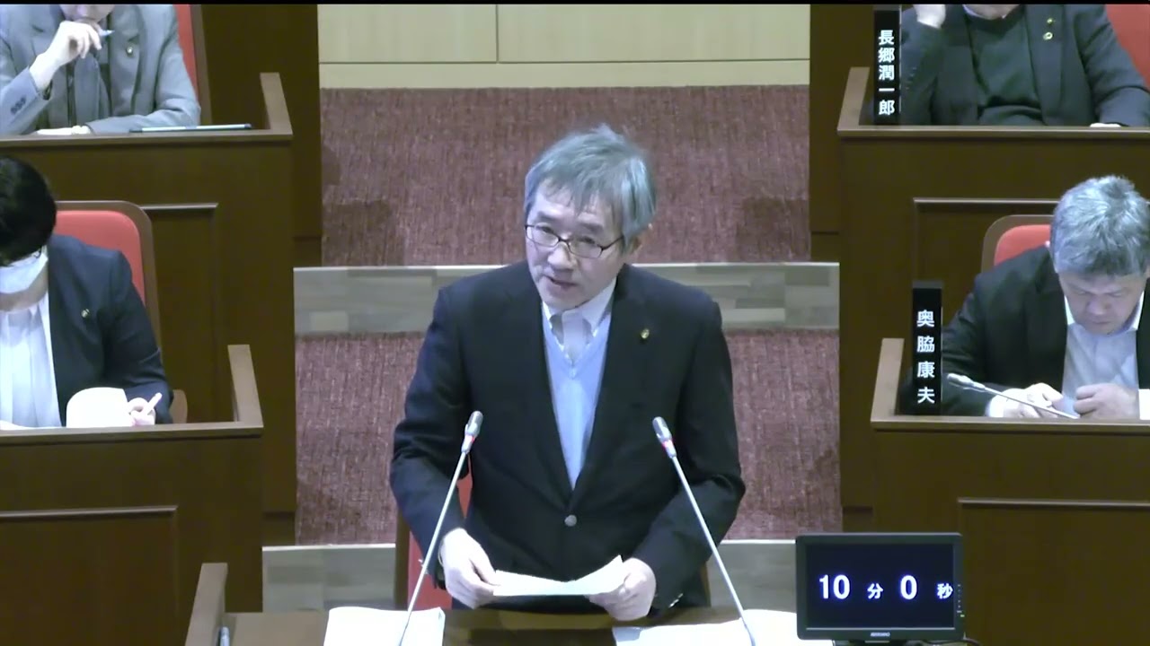 令和７年12月定例会議　12月11日　総括質疑　譲矢隆議員