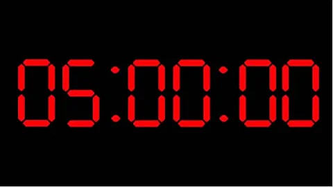 Five Hour Alarm - 5 Hour Countdown - Loud Alarm Clock
