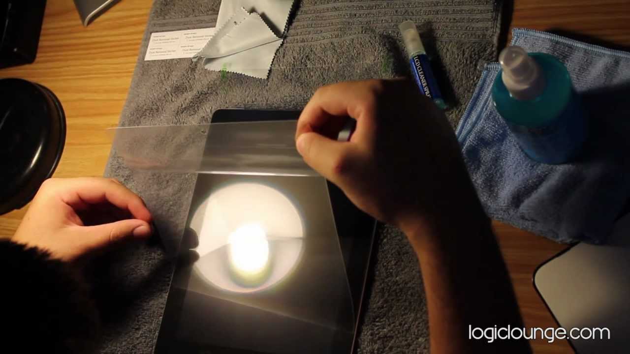 How to Apply an iPad Screen Protector YouTube