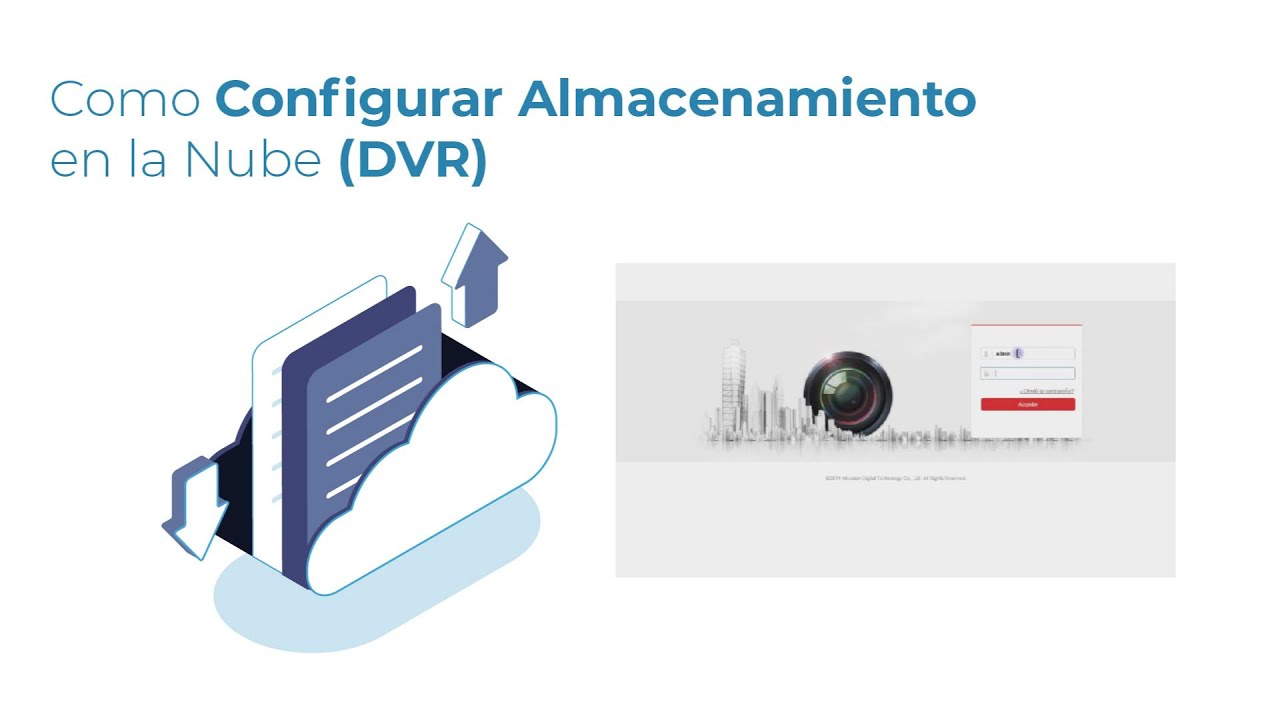 Como Configurar Almacenamiento en la Nube (DVR) | Security One ...