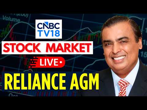 Thumbnail for Stock Market LIVE Updates: Reliance AGM 2026 | Nifty & Sensex | Mukesh Ambani | June 19th | Trump