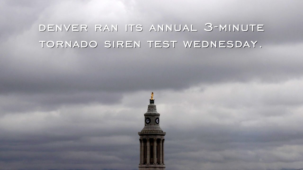 Denver outdoor emergency sirens still in place - YouTube