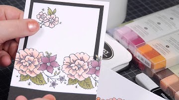 Trick box - Techniques about stamping: Blendabilities Markers