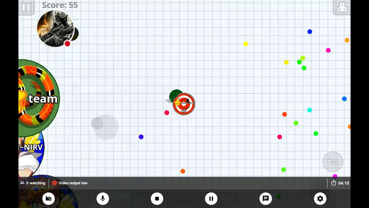 My Agar.io Stream