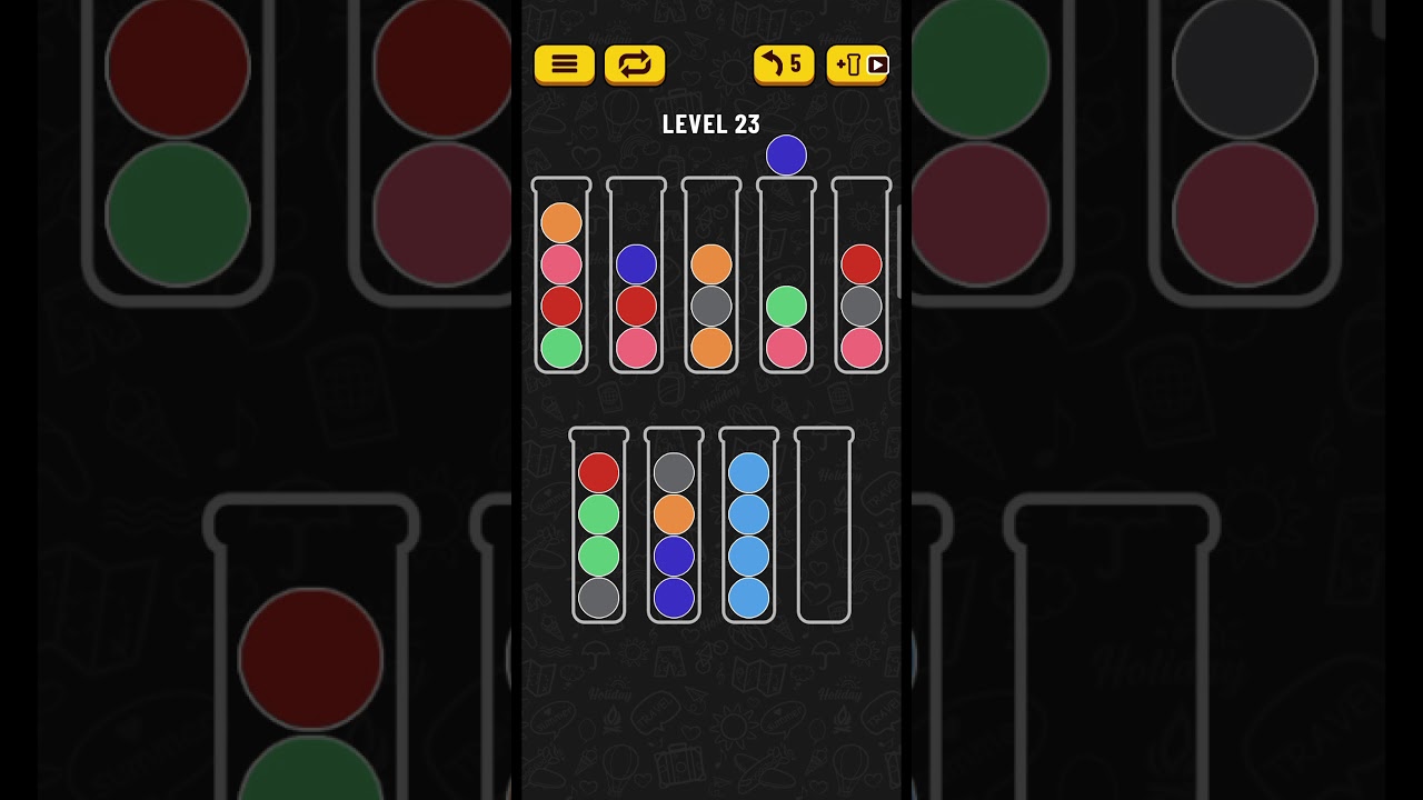 Ball sort puzzle level 23