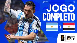 JOGO COMPLETO: ARGENTINA X EGITO | COPA DO MUNDO FIFA™ 2026 | OITAVAS DE FINAL