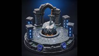 Excalibur - A fully 3D printable mechanical puzzle inspired by the legend of the sword in the stone.