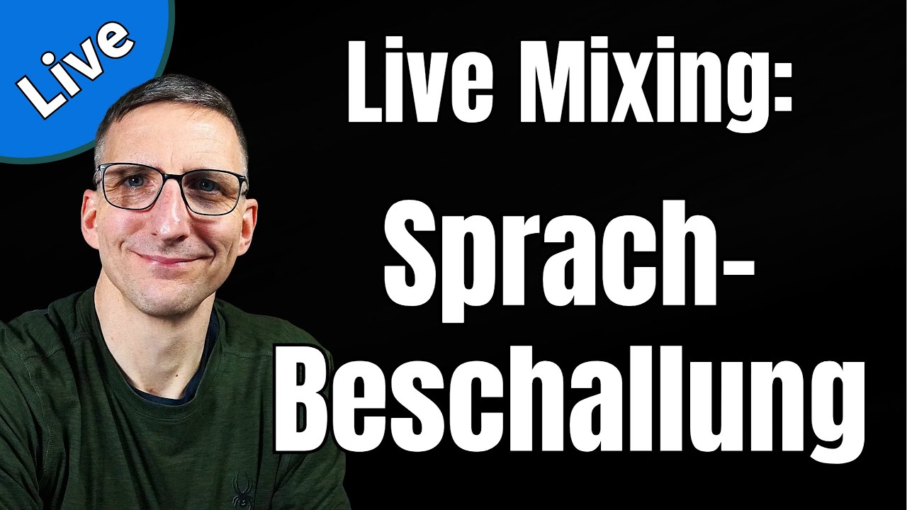 Ein Tag als FOH-Engineer: Sprachbeschallung (Live Stream)   