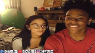 SPEED & DREAM KISS ON STREAM 😳 #IShowSpeed #DreamWynter #SpeedLive