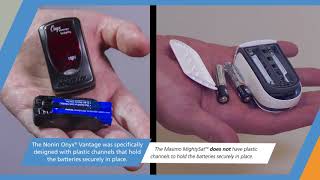 Nonin 9590 vs. Masimo MightySat Drop Test 12 2016