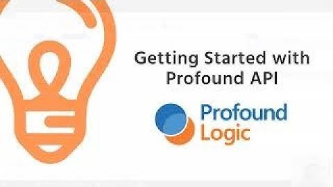 Intro to Profound API