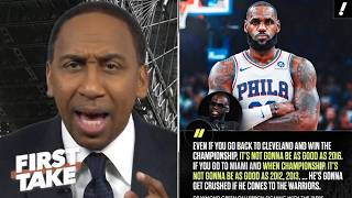 FIRST TAKE | Stephen A. reacts to Draymond Green response after the Warriors missed out LeBron James