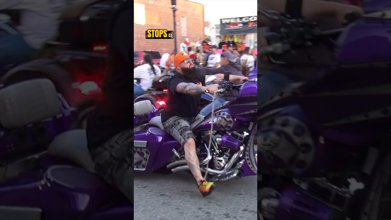 When the Custom Baggers Hit the Streets 🔥 🏍️ 