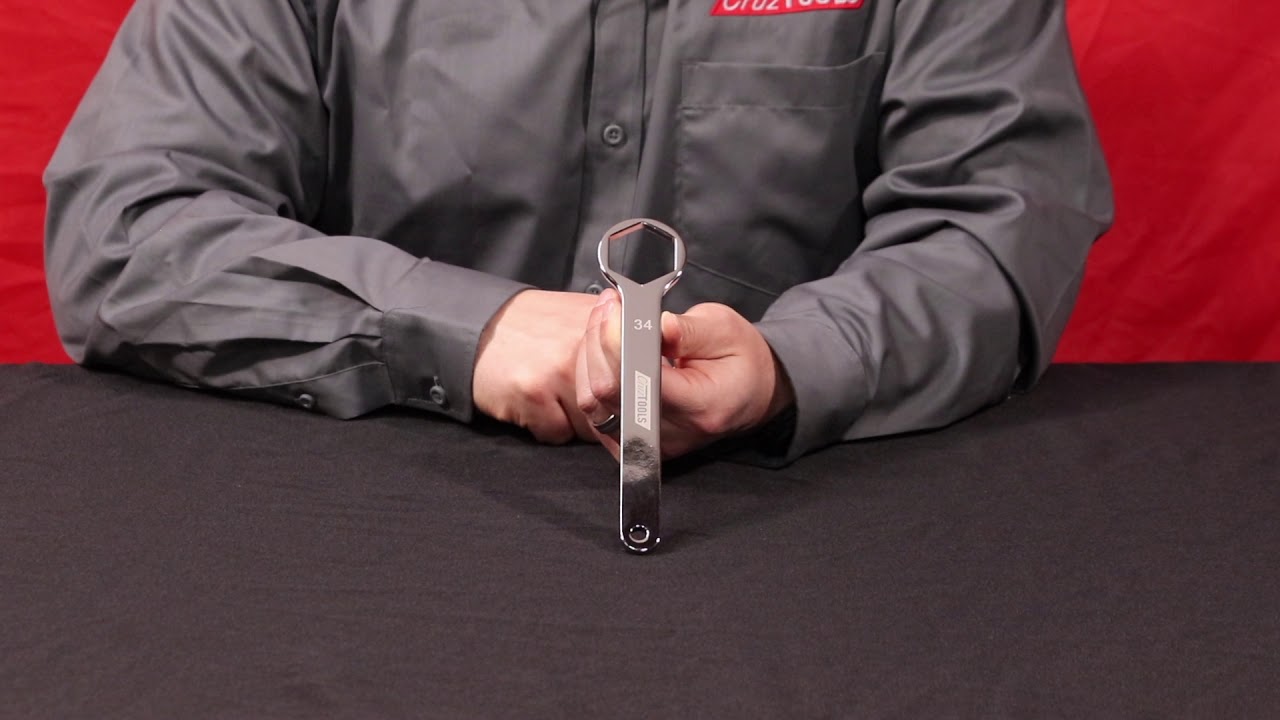 CruzTOOLS 34mm Rear Axle Wrench for BMW Motorcycles (F900/850GS