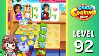 Crazy Cooking Diner Level 92 Milkshake πΈπ¨ | Three Stars βββ
