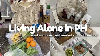 Weekend Vlog Sunday Reset, What I Eat In A Day, Shopee Haul, Life Of A Homebody Living Alone