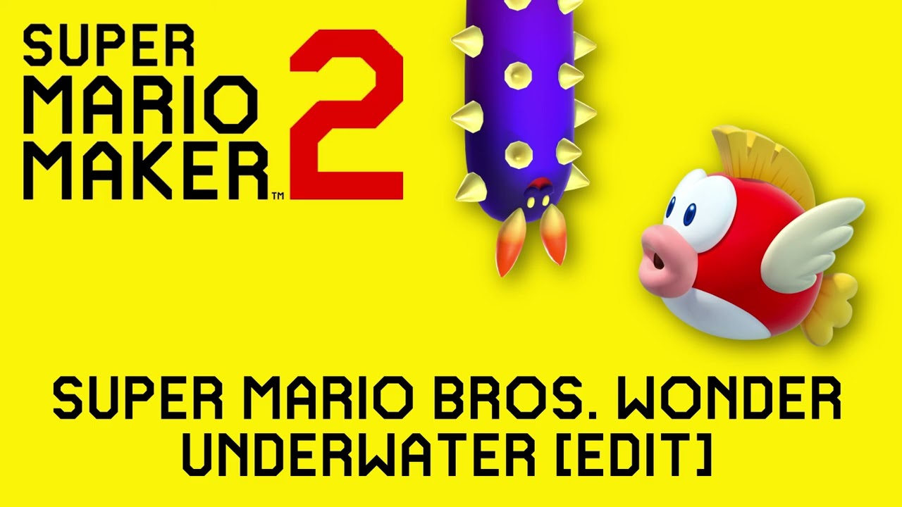 Underwater (Super Mario Bros. Wonder) (Edit) - Custom Super Mario Maker Music