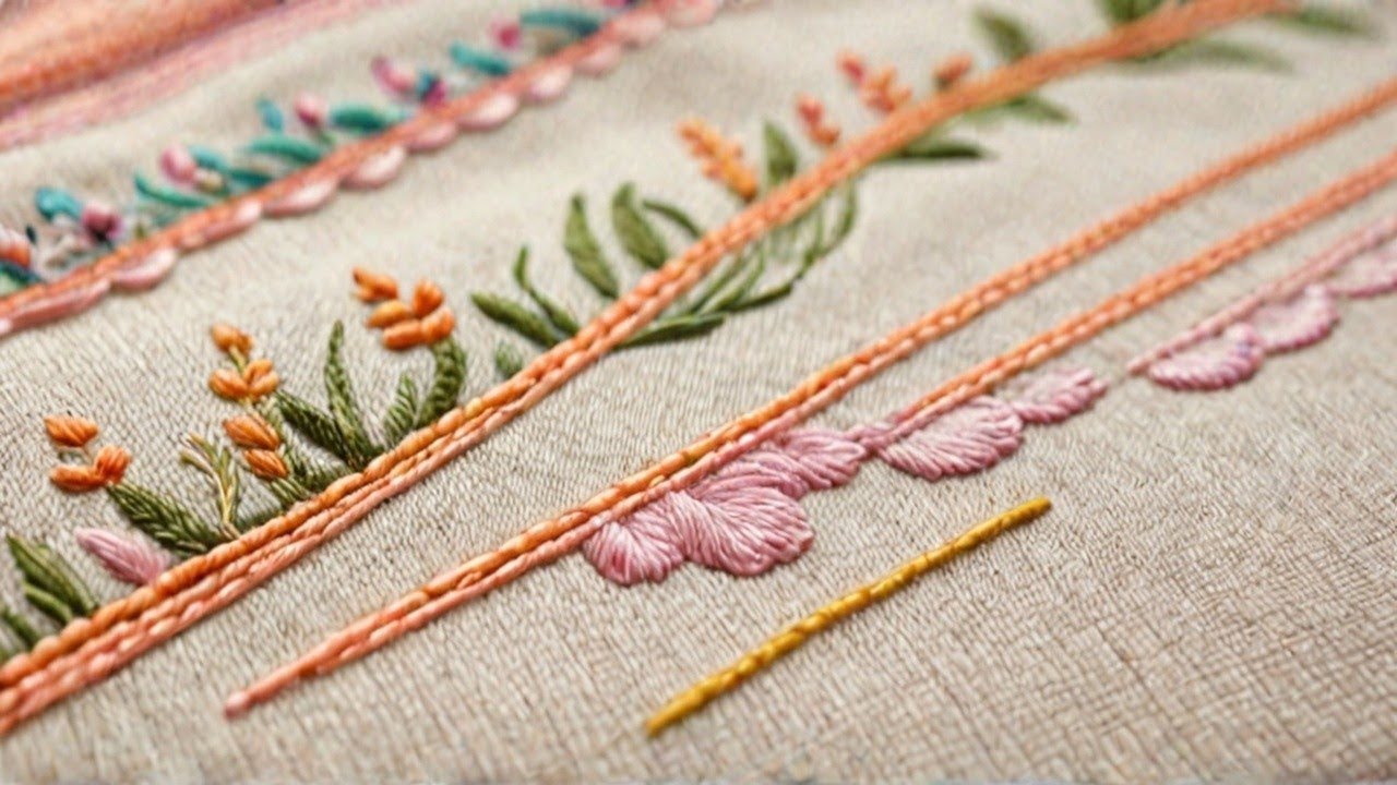FALL in Love with These EXQUISITE Border Embroidery Designs!