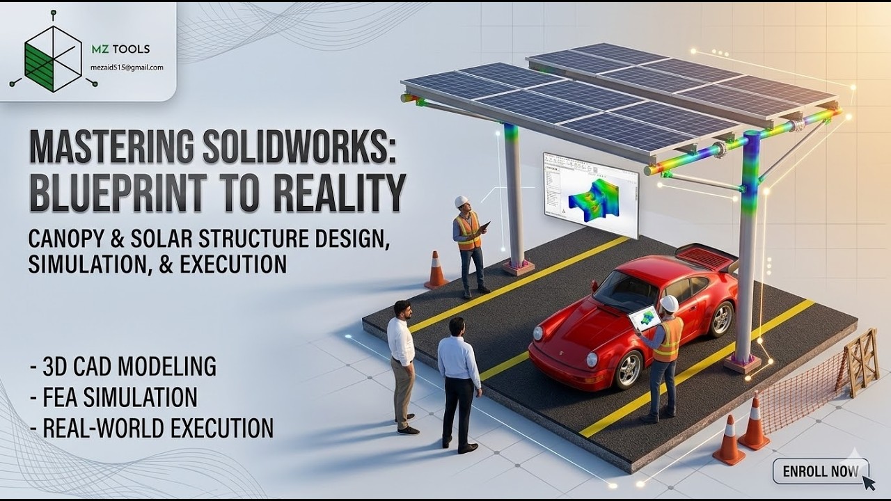 2 Creating the Main Sketch. SolidWorks Car Canopy Design. - YouTube