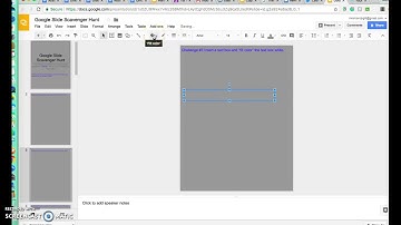Google slides insert textbox with fill color