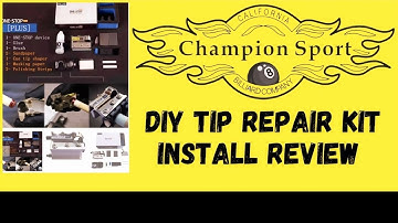 Champion Cues One Stop Plus tip repair and replacement kit review and install. @champion9billiard