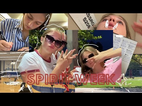 Week Aug. 22-26/ SPIRIT WEEK, volleyball game, and church!!!