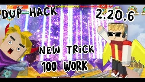 ##BlockmanGo#BlockyMods#BedWarsFound New dup 100% Successful (2.20.6) |😱😱| IN skyblock blockman go