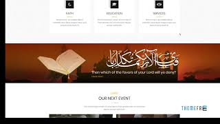 Salat â€“ Islamic Center HTML 5 Responsive Template        | Free Tem screenshot 2