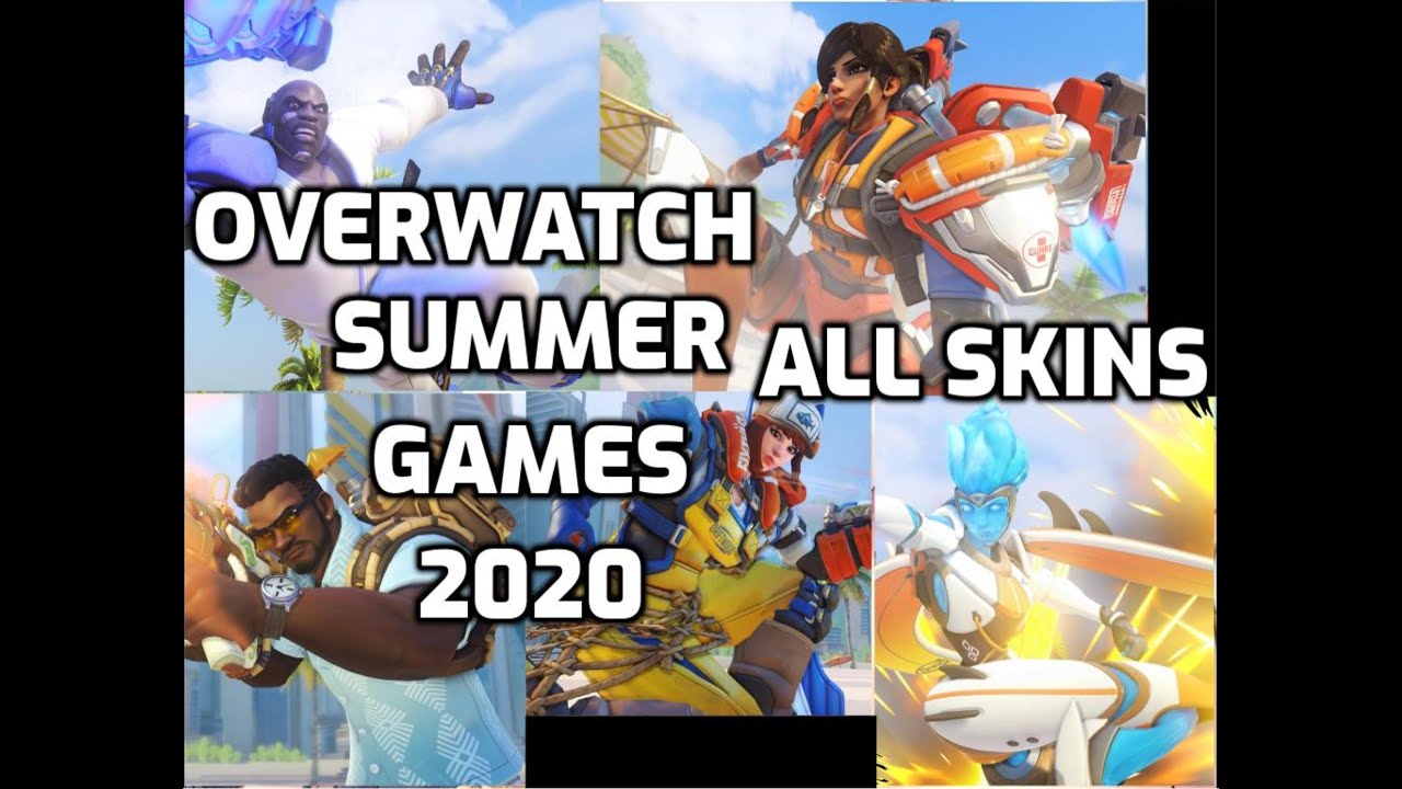 Overwatch Skin Summer Games 2020 │ All NEW Skins│