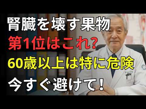腎臓を壊す“健康習慣”とは？医師が警告する危険な果物の食べ方｜高齢者の健康 | 医者メモ
