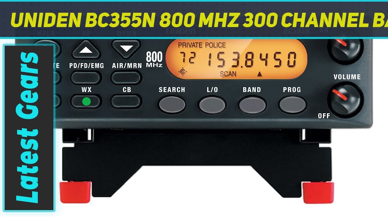 Uniden BC355N 800 MHz 300 Channel Base/Mobile Scanner Review 2023