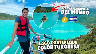 ¡El Salvador tiene la OCTAVA MARAVILLA del MUNDO! 🏆🇸🇻 Lago de coatepeque TURQUESA 😍