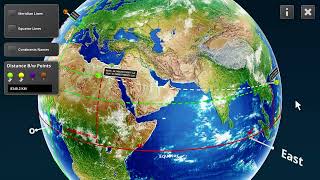 Longitude & Latitude Simulation | Math