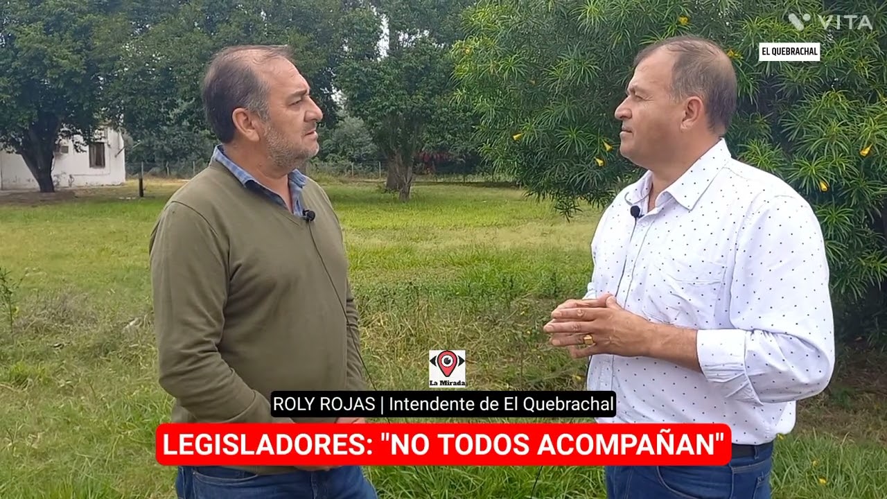 Rolando Rojas, intendente de El Quebrachal