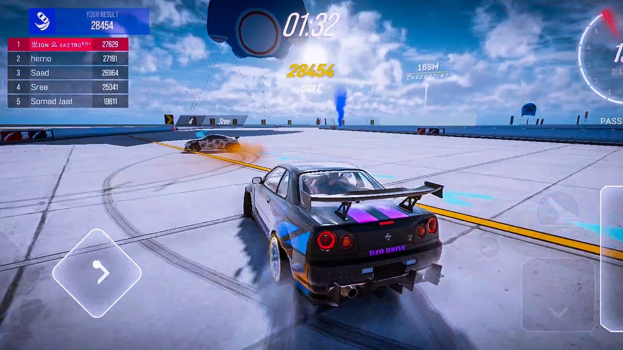 GTR R34 The Godzilla Crazy Drift play 💙🔥 | Drive zone online - YouTube