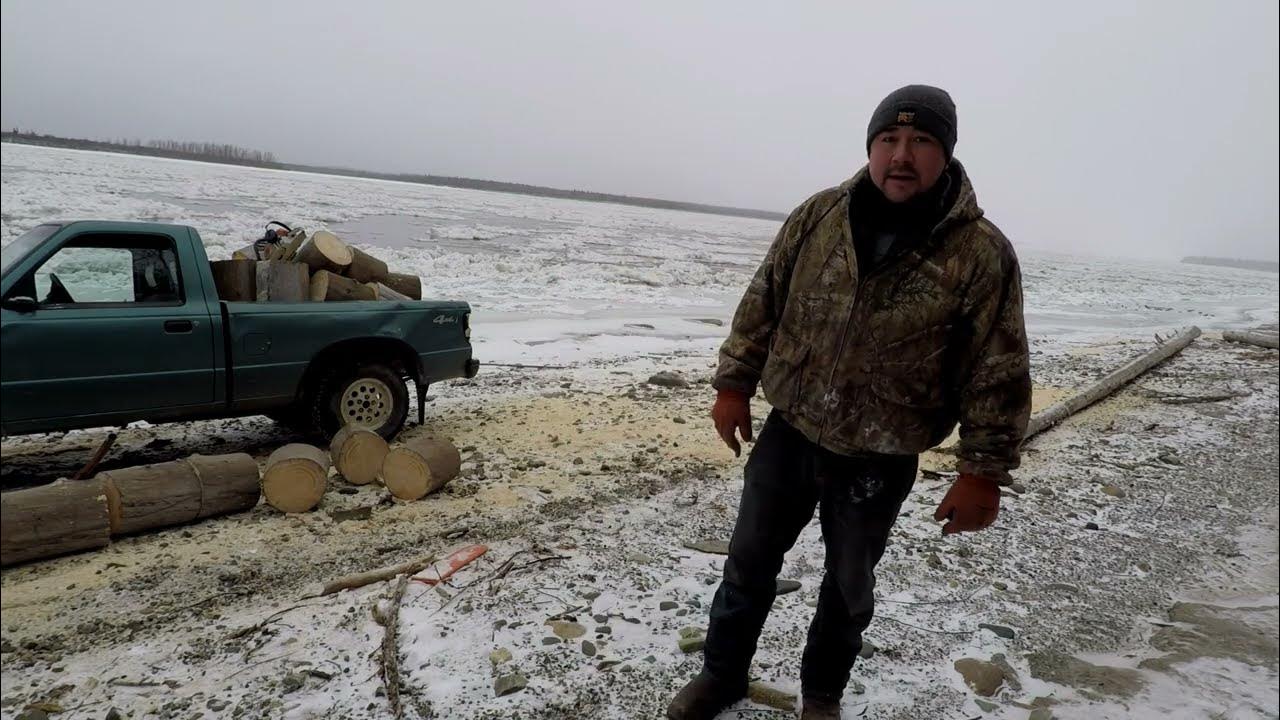 Firewood Cutting on the Yukon River Joe and Stan Zuray YouTube
