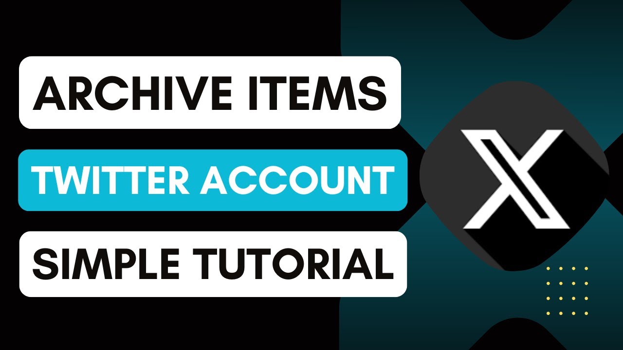 Как архивировать записи в Twitter