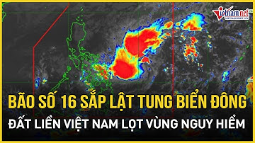Khẩn cấp: “Cơn thịnh nộ” bão số 16 tiềm tàng lật tung Biển Đông,đất liền Việt Nam lọt vùng nguy hiểm