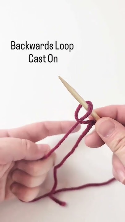 Backwards Loop Cast On - YouTube