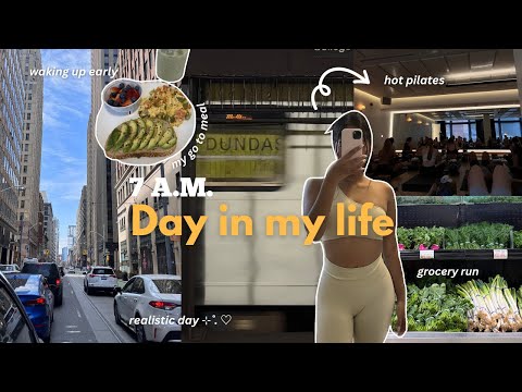 WAKING UP AT  7:00 AM | a realistic & productive day