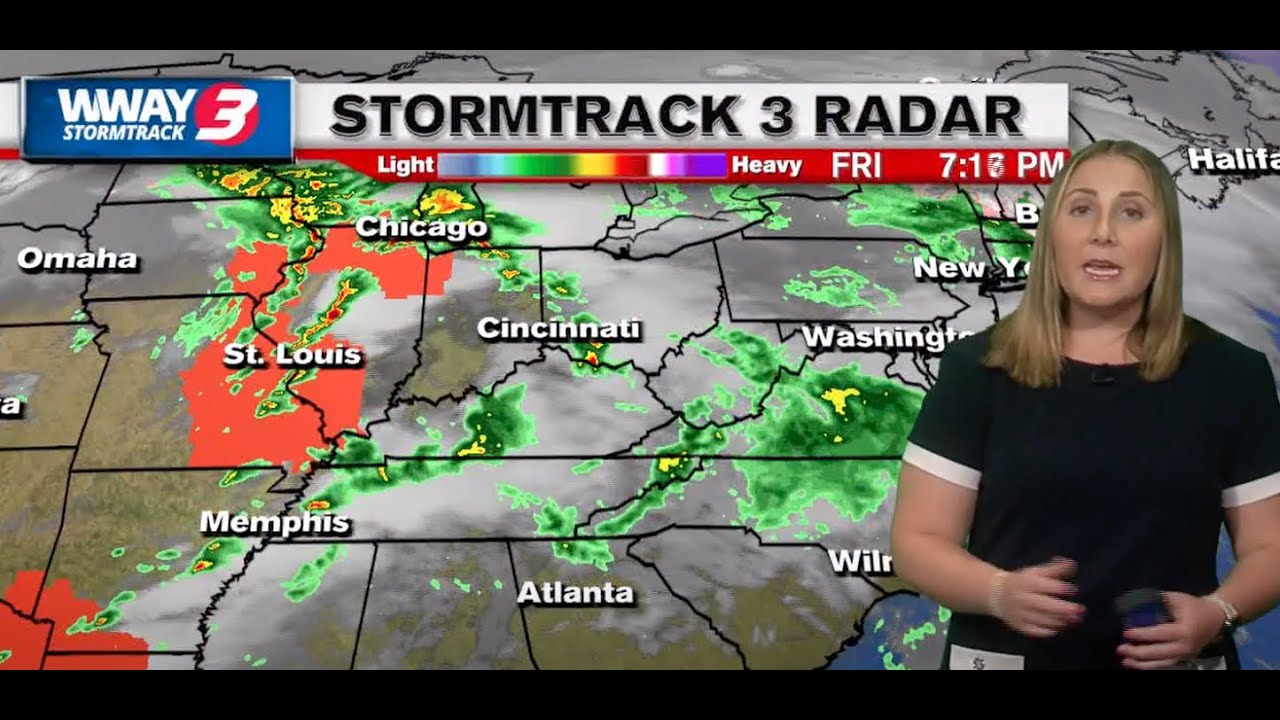 Severe storms possible heading into the weekend - YouTube