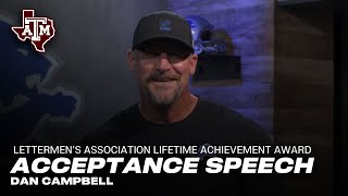 2025 Texas A&M Athletics Lifetime Achievement Award: Dan Campbell