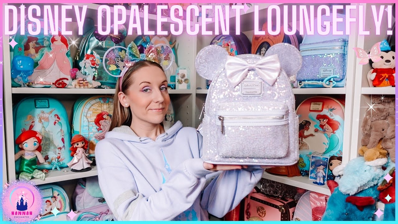 Disney Unboxing Loungefly Minnie Mouse Opalescent Sequined Mini