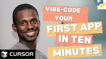 How To Vibe Code Your First App In Ten Minutes with Cursor