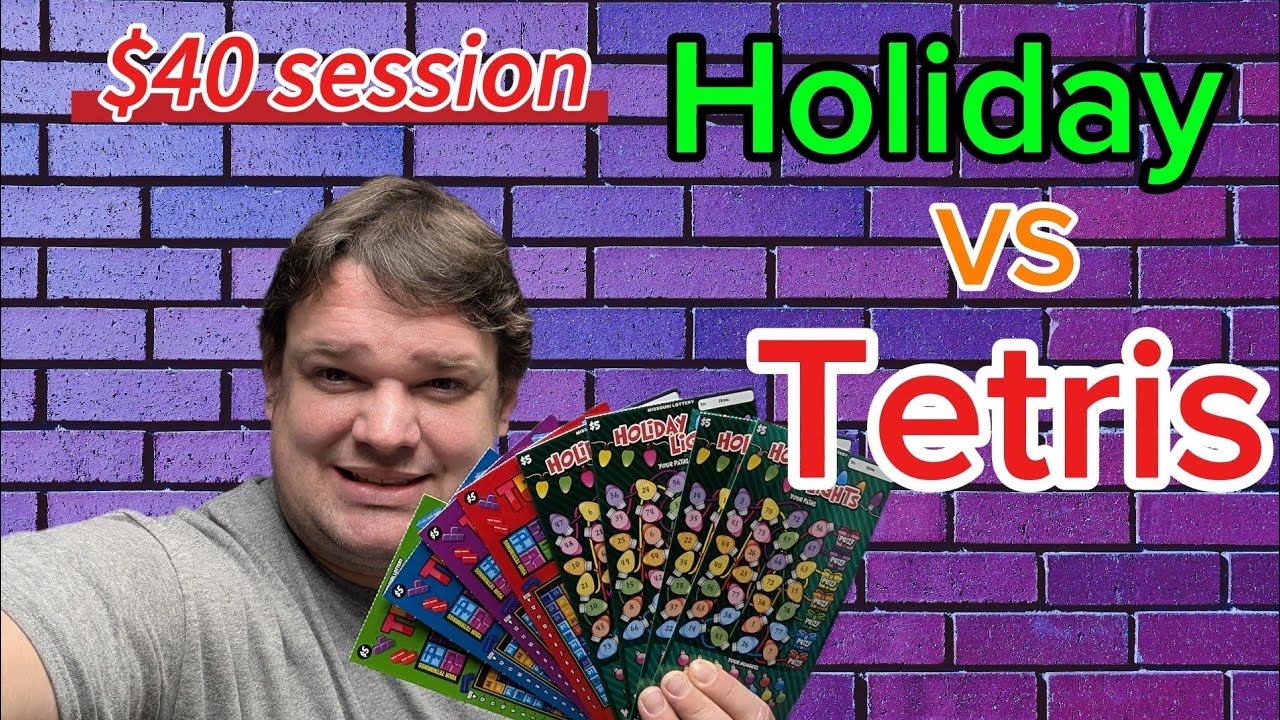 Holiday Lights VS Tetris ⚡ $40 Ticket Battle LIVE! Huge Win Incoming?!