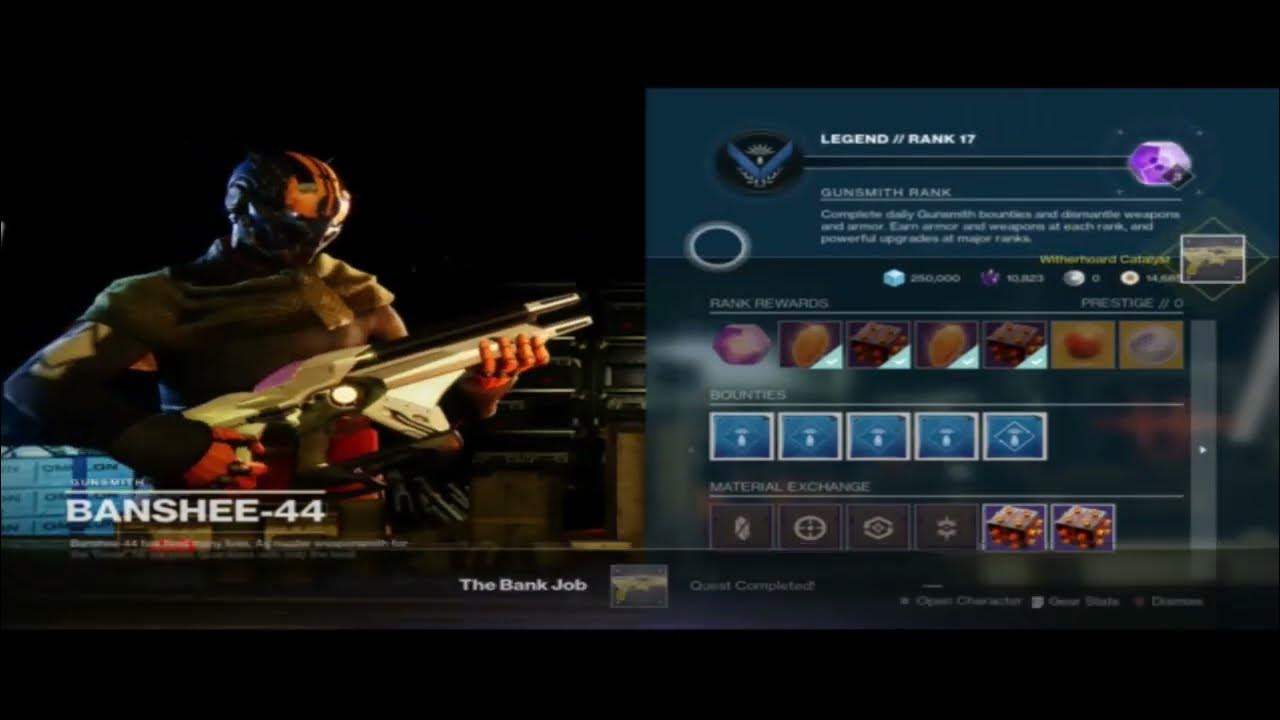 WITHERHOARD CATALYST UPGRADE (DESTINY 2) YouTube